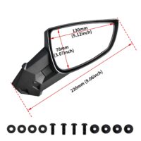 Adjustable Rear View Side Mirrors for Ski-Doo REV Neo XS XM XP XR XU - Image 7