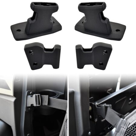 Front & Rear Door Side Safety Net Fastener Base for Polaris Ranger Crew XP 1000 900 2016-2020 Accessories (4PCS, Replace #5452506)