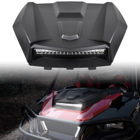 Hood Scoop with LED Auxiliary Light Kit for Polaris General 1000/4 1000/ XP 1000/ XP 4 1000 2016-2024