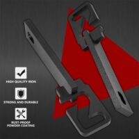 4.5"Door Latches Easy Latches Vent Extender Secure Door Opener for Increasing Air Circulation for Polaris RZR XP 1000/4 1000/ TURBO/TURBO S/900/ S 1000 2014-2023 (1 Pair) - Image 2