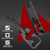 3.5"Door Latches Easy Latches Vent Extender Secure Door Opener for Increasing Air Circulation for Polaris RZR XP 1000/4 1000/ TURBO/TURBO S/900/ S 1000 2014-2023 (1 Pair) - Image 2