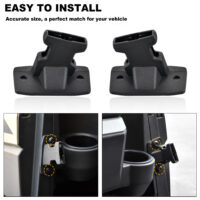 Front Door Net Female Buckles Side Safety Net Fastener Base Support for Polaris Ranger XP 1000 900 Crew 2016-2020 - Image 3