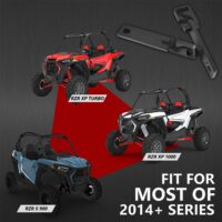 4.5"Door Latches Easy Latches Vent Extender Secure Door Opener for Increasing Air Circulation for Polaris RZR XP 1000/4 1000/ TURBO/TURBO S/900/ S 1000 2014-2023 (1 Pair) - Image 3