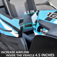 4.5"Door Latches Easy Latches Vent Extender Secure Door Opener for Increasing Air Circulation for Polaris RZR XP 1000/4 1000/ TURBO/TURBO S/900/ S 1000 2014-2023 (1 Pair) - Image 4