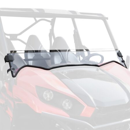 Lightly Dustproof Durable Poly Front Half Windshield for Kawasaki Teryx Teryx4 2016-2025
