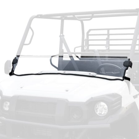 Lightly Dustproof Durable Poly Front Half Windshield for Kawasaki Mule Pro FXT DXT DX FX 2015-2025