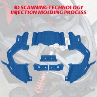 Black Front Fenders Kit For Can-Am Maverick X3 & X3 MAX 2017-2023 - Direct OEM Replacement 705012456, 705012457