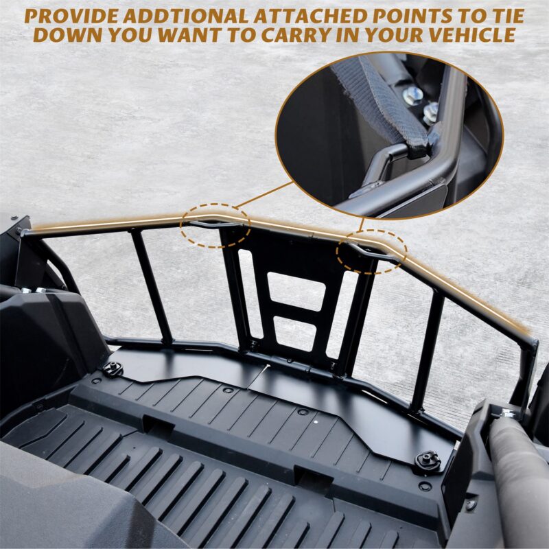 Heavy Duty Steel Cargo Bed Enclosure for Kawasaki Teryx KRX KRX4