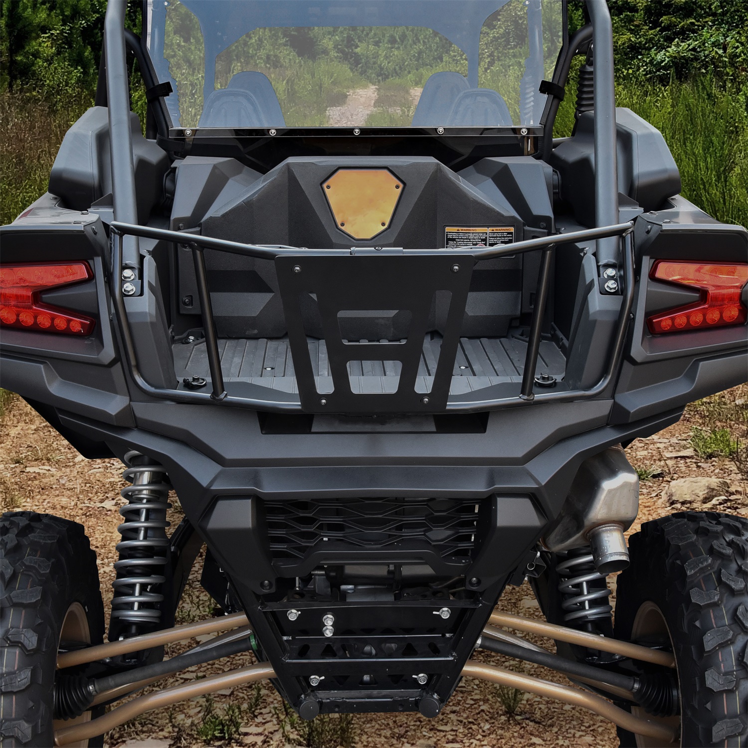 Heavy Duty Steel Cargo Bed Enclosure for Kawasaki Teryx KRX KRX4