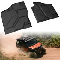 POKIAUTO TPE Floor Mats For Polaris Xpedition XP5/ADV5 2024-2025 - 3-Piece All-Weather Front & Rear Set