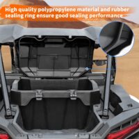 Poly 82 QT Forward Cargo Storage Box for Polaris RZR XP 1000/ XP 4 1000 2024 Accessories, Replace OEM #2889611 - Image 3