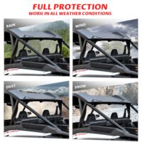 Lightly Waterproof Rear Windshield Rear Windowfor Polaris RZR XP 1000 / XP 4 1000 2024+ - Image 3