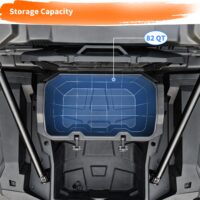 Poly 82 QT Forward Cargo Storage Box for Polaris RZR XP 1000/ XP 4 1000 2024 Accessories, Replace OEM #2889611 - Image 4
