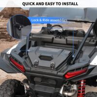 Poly 55 QT Rear Cargo Storage Box for Polaris RZR XP 1000/ XP 4 1000 2024+ Accessories, Replace OEM #2884525 - Image 5