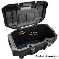 Poly 82 QT Forward Cargo Storage Box for Polaris RZR XP 1000/ XP 4 1000 2024 Accessories, Replace OEM #2889611 - Image 6