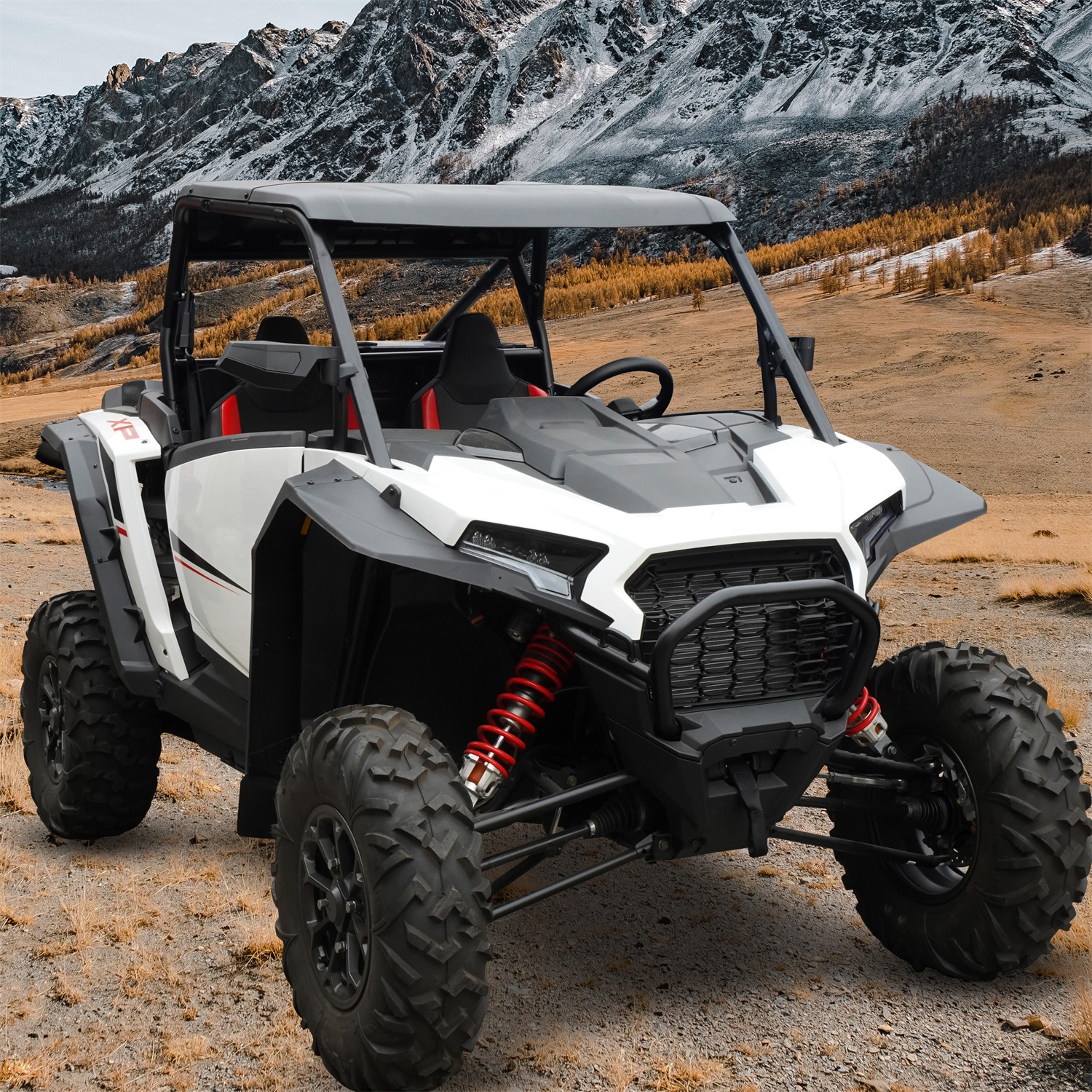 Front & Rear Full Coverage Fender Flares Mud Flaps Mud Guards for