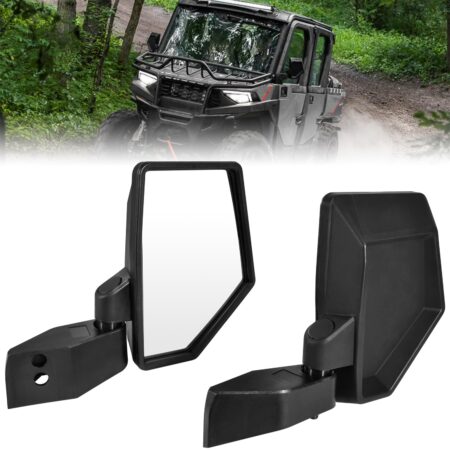 Door Mounted Side View Mirrors for Polaris Ranger XP 1000/Ranger 1000 Crew Mid-Size 570 SP Pro XD Full-Size(2PCS, Replace #2889241)