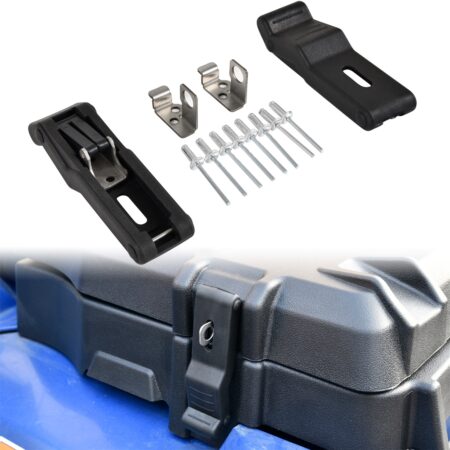 Front Storage Rack Rubber Latch Flexible Rubber Draw Latch Kit for Polaris Sportsman 500 550 850 XP 1000 2009-2024