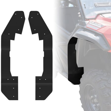 Front Extended Mud Guards Wider Fender Extensions Guards Fender Flares Mud Flaps for Honda Pioneer 1000-5 2016-2024