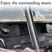 6.5" Adapter Brackets of Rear Seat Speaker Pods for Polaris RZR XP 1000/XP 4 1000 2024+ - Image 4