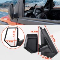 Adjustable Folding Side Mirrors for Polaris XPEDITION XP/XP 5/ADV/ADV 5 2024+,Replace #2884491 - Image 6