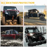 TPE Front Floor Mats Front Row Floor Liners All Weather Protection Slush Mats for Polaris Ranger XD 1500 All Models 2024+ - Image 7