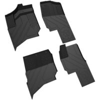 TPE Floor Mats Front and Rear Row Floor Liners All Weather Protection Slush Mats Floor Mats for Polaris Ranger XD 1500 CREW 2024+ - Image 9