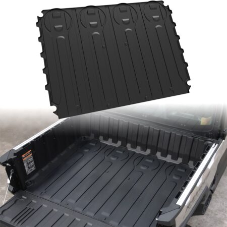 TPE Cargo Bed Mat Liner UTV Rear Cargo Bed Mat All Weather Protection Rubber Slush Liner for Polaris Ranger XD 1500 2024+