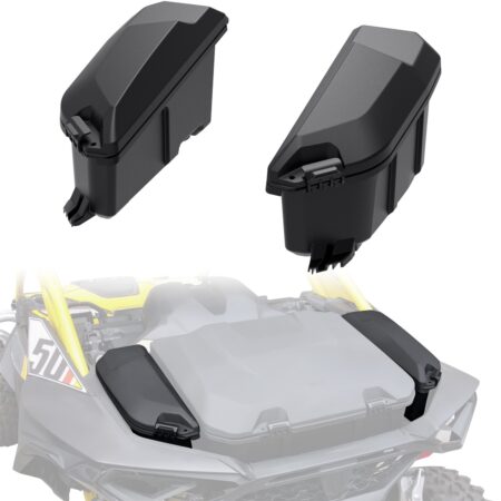 UTV Rear 13.5L Side Cargo Storage Boxes for Can-Am Maverick R X RS 2024+ Accessories