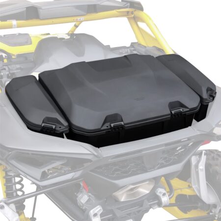 Rear 96L Storage Cargo Trunk Box & 13.5L Side Cargo Storage Boxes Set for Can-Am Maverick R X RS 2024+ Accessories