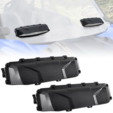 2PCS UTV Windshield Vents Self Install Kit for Hard Coated Polycarbonate Windshield