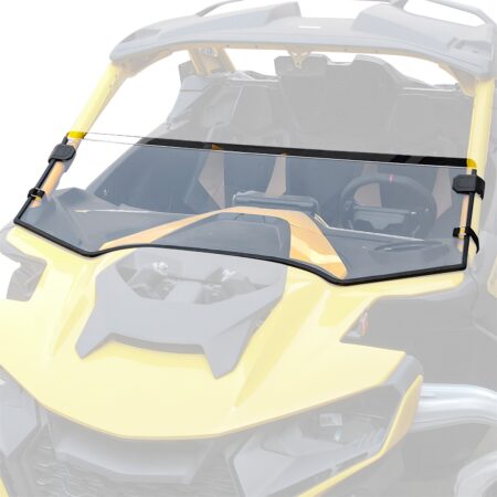 Clear Front Half Windshield for Can-Am Maverick R X RS 2024+