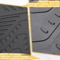 TPE Anti-Slip Floor Mats Front Row Floor Liners for Can-Am Maverick R X RS 2024+ - Image 6