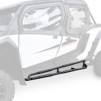 Combined Side Bumper Protector Guard Side Steps Low Profile Rock Sliders Tree Kickers for Polaris RZR XP 4 1000 2024+(4 Seat)