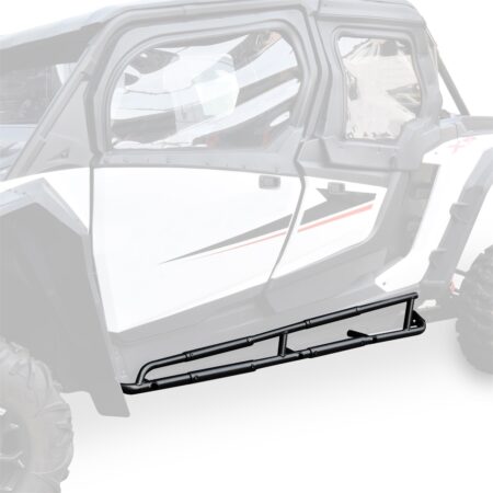 Combined Side Bumper Protector Guard Side Steps Low Profile Rock Sliders Tree Kickers for Polaris RZR XP 4 1000 2024+(4 Seat)