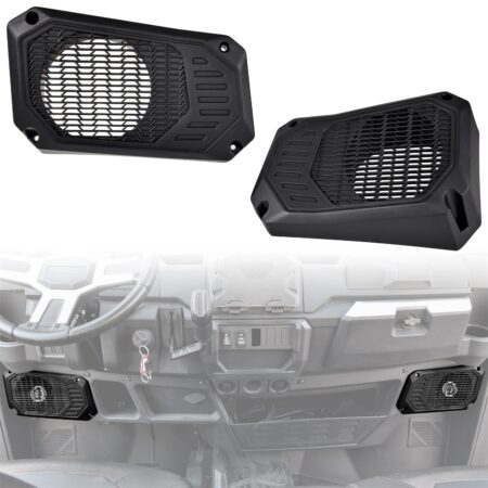 Under Dashboard Speaker Enclosures Pods Holder for Polaris Ranger XP 1000/Crew XP 1000/Ranger 1000/Crew 1000 2018-2024