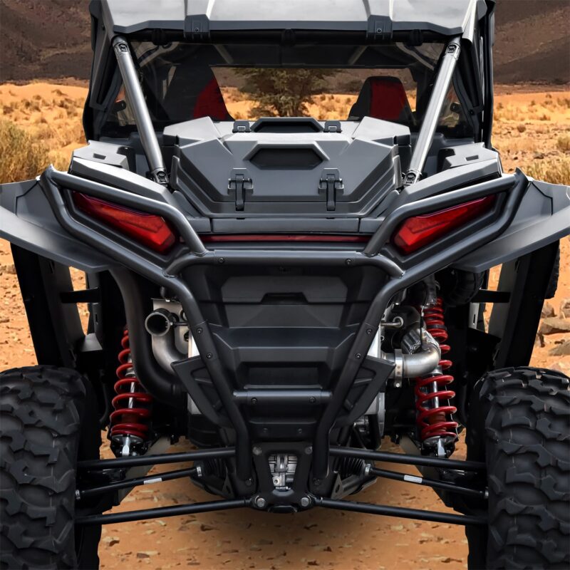 Heavy Duty Rear High Coverage Bumper Brush Guard for Polaris RZR