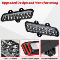 LED Front Bumper Lights Front Brushguard Auxiliary Light Front Accent Light DRL Turn Signal for Polaris Ranger 1500 XD 2024 2025 Accessories - Image 2