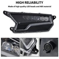 Headlights Front Lamps with High-Low Beams DRL Turn Signal Light for Polaris RZR XP/XP 4 1000 2024+ (1Pair,Replace #2415180,2415181) - Image 3
