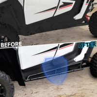 Combined Side Bumper Protector Guard Side Steps Low Profile Rock Sliders Tree Kickers for Polaris RZR XP 4 1000 2024+(4 Seat) - Image 3