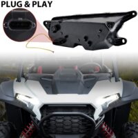 Headlights Front Lamps with High-Low Beams DRL Turn Signal Light for Polaris RZR XP/XP 4 1000 2024+ (1Pair,Replace #2415180,2415181) - Image 4