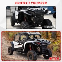 Heavy Duty Rear High Coverage Bumper Brush Guard for Polaris RZR XP/XP 4 1000 Ultimate Sport Premium 2024 2025 Accessories, Replace #2884514 - Image 4