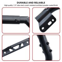 Heavy Duty Front High Coverage Bumper Brush Guard for Polaris RZR XP/XP 4 1000 Ultimate Sport Premium 2024+, Replace #2884513 - Image 5