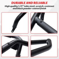 Heavy Duty Rear High Coverage Bumper Brush Guard for Polaris RZR XP/XP 4 1000 Ultimate Sport Premium 2024 2025 Accessories, Replace #2884514 - Image 5