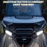 LED Front Bumper Lights Front Brushguard Auxiliary Lights Front Brush Guard Accent Light for Polaris Ranger 1500 XD All Models 2024 2025 - Image 5