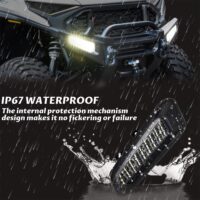 LED Front Bumper Lights Front Brushguard Auxiliary Lights Front Brush Guard Accent Light for Polaris Ranger 1500 XD All Models 2024 2025 - Image 6