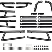 Combined Side Bumper Protector Guard Side Steps Low Profile Rock Sliders Tree Kickers for Polaris RZR XP 4 1000 2024+(4 Seat) - Image 8