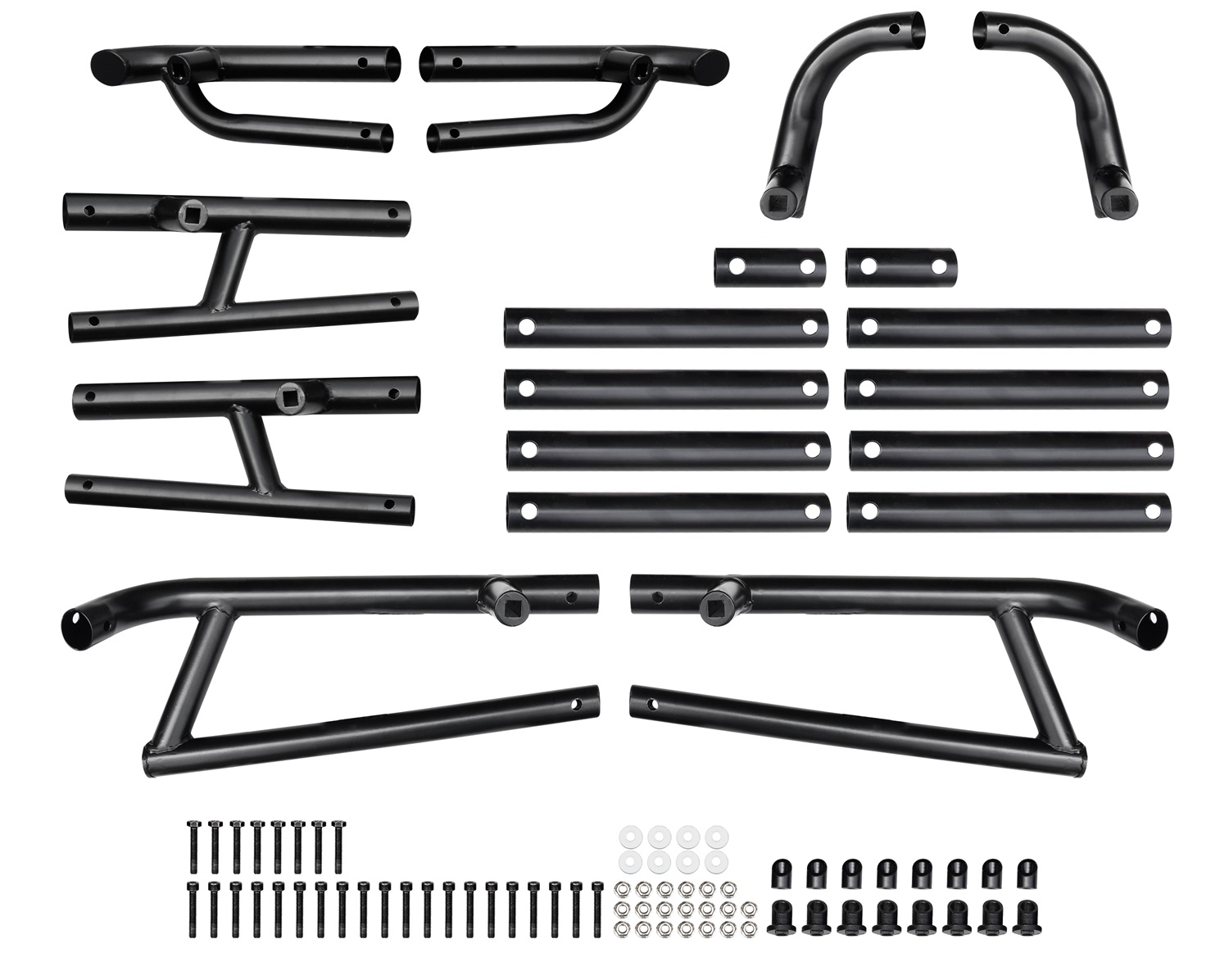 Combined Side Bumper Protector Guard Side Steps Low Profile Rock Sliders Tree Kickers for Polaris RZR XP 4 1000 2024+(4 Seat) - Image 8