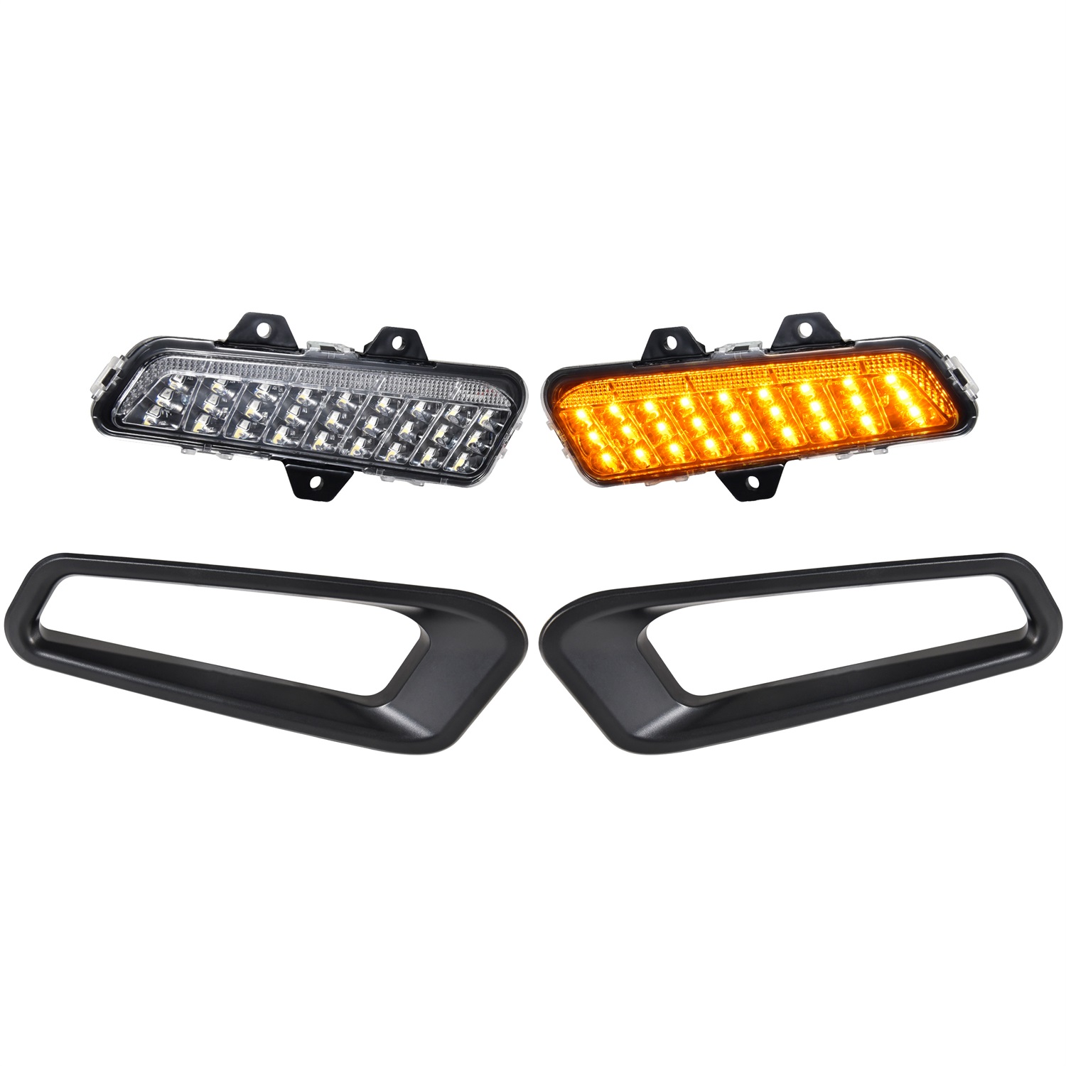 LED Front Bumper Lights Front Brushguard Auxiliary Light Front Accent Light DRL Turn Signal for Polaris Ranger 1500 XD 2024 2025 Accessories - Image 9