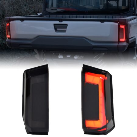 LED Taillights Smoked Black Rear Brake Stop Lamp Tail Light for Polaris Ranger 1500 XD Premium/Northstar 2024 2025 Accessories, Replace #2415904, #2415905